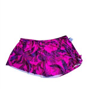 Torrid nwt swim skirt w/brief 5X 28 Susie Tropical high rise mid side tie